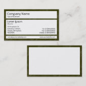 パネル – 川の泥 名刺 (正面/裏面)