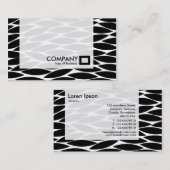 パネル – 抽象芸術葉 名刺 (正面/裏面)