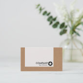 パネル-星-板紙箱 名刺 (スタンド正面)