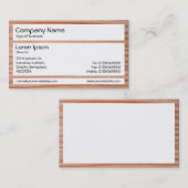 パネル – 木材01 名刺 (正面/裏面)