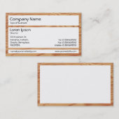 パネル – 木材02 名刺 (正面/裏面)