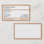 パネル – 木目06 名刺 (正面/裏面)