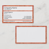 パネル – 植物のインプリント 名刺 (正面/裏面)