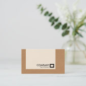 パネル – 段ボール箱(クリームカード) 名刺 (スタンド正面)