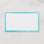 パネル – 水色の曲線 名刺 (裏面)