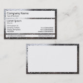 パネル – 窓の雨 名刺 (正面/裏面)