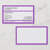 パネル – 紫色のプラスチック製椅子 名刺 (正面/裏面)