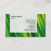 パネル-緑の雨 名刺 (裏面)