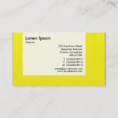 パネル-色彩の鮮やかな黄色 名刺 (裏面)