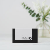 パネル-色-星-黒 名刺 (スタンド正面)