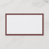 パネル – 茶色のプラスチック製椅子 名刺 (裏面)