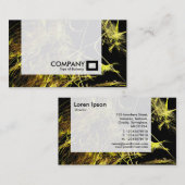 パネル – 金ゴールド鎖 名刺 (正面/裏面)