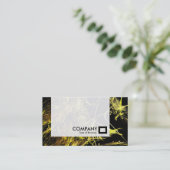 パネル – 金ゴールド鎖 名刺 (スタンド正面)