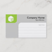 パネル – Martian GreenとGray 名刺 (裏面)