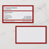 パネル – Ruby Red 名刺 (正面/裏面)