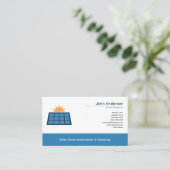 パネ太陽のルの取り付けとクリーニング 名刺 (スタンド正面)