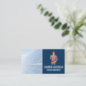 パネ太陽のルエンジニア 名刺 (スタンド正面)