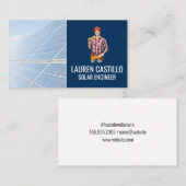 パネ太陽のルエンジニア 名刺 (正面/裏面)