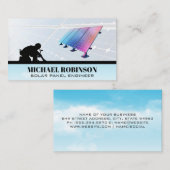 パネ太陽のルロゴ | エネルギー技術者 名刺 (正面/裏面)