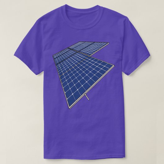 パネ太陽のル再生可能エネルギー太陽のパネル Tシャツ (デザイン正面)
