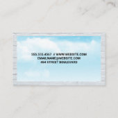 パネ太陽のル屋根 | 空と太陽 名刺 (裏面)