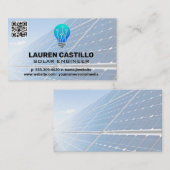 パネ太陽のル技術 | QRスキャン | ライトバルブ 名刺 (正面/裏面)