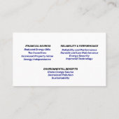 パネ太陽のル電力 名刺 (裏面)