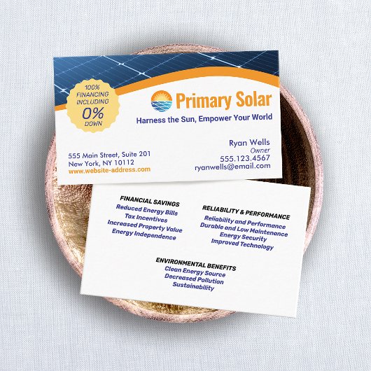 パネ太陽のル電力 名刺