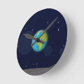 パネ太陽のル ラウンド壁時計 (傾斜)