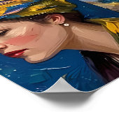 パネ数々のルのアートグリッド ポスター (角)