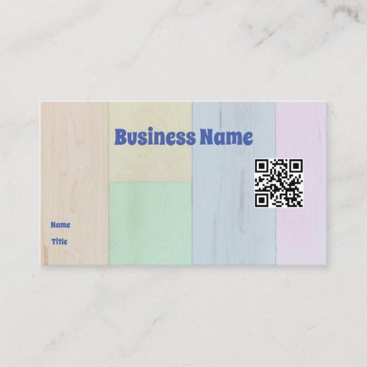 パネ絵を描ル 名刺 (正面)