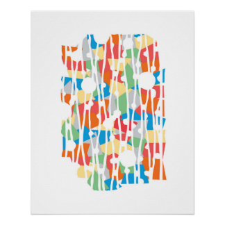 パネ鮮やかル： Najavo Southwest Geometric ポスター