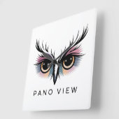 パノビュー スクエア壁時計 (傾斜)