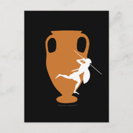 パノプライのオレンジと白のロゴ ポストカード