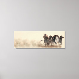 パノプライ – 古代ギリシャの戦車と馬 キャンバスプリント