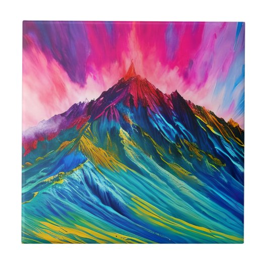 パノラカラフルム山 タイル (正面)