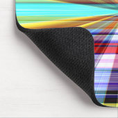 パノラストライプノラマエフェクトで交差した色 マウスパッド (コーナー)