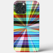 パノラストライプノラマエフェクトで交差した色 Case-Mate iPhoneケース (裏面)