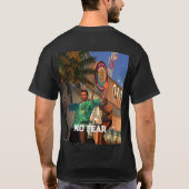 パノラマの夜景Tシャツ|レトロネオンシティ Tシャツ (裏面)