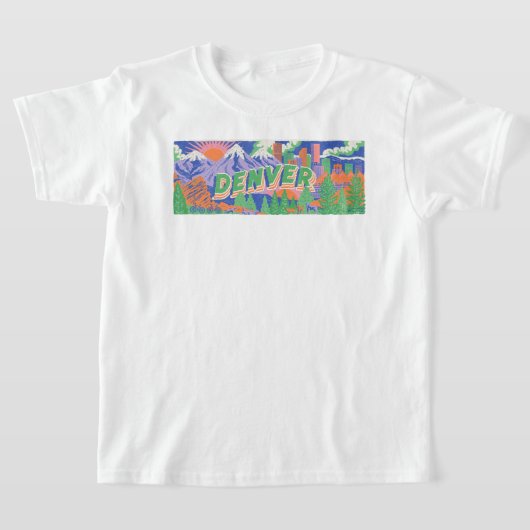 パノラマアメリカン・レトロアウトドア Tシャツ (レイダウン)