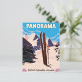 パノラマカナダ旅行ポスター ポストカード (スタンド正面)