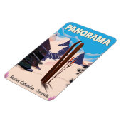 パノラマカナダ旅行ポスター マグネット (左側)