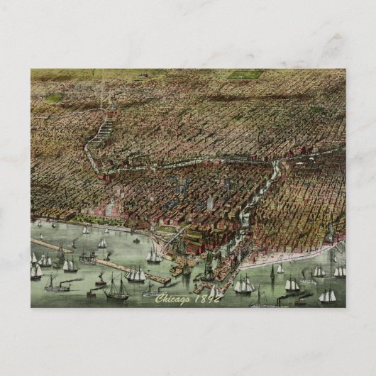 パノラマシカゴ1892 ポストカード (正面)