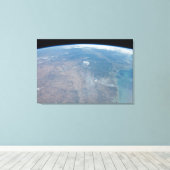 パノラマテキサス州とメキシコ湾 キャンバスプリント (インサイチュ (ウッドフロア))