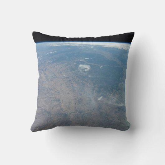 パノラマテキサス州とメキシコ湾 クッション (裏面)