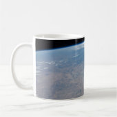 パノラマテキサス州とメキシコ湾 コーヒーマグカップ (左)