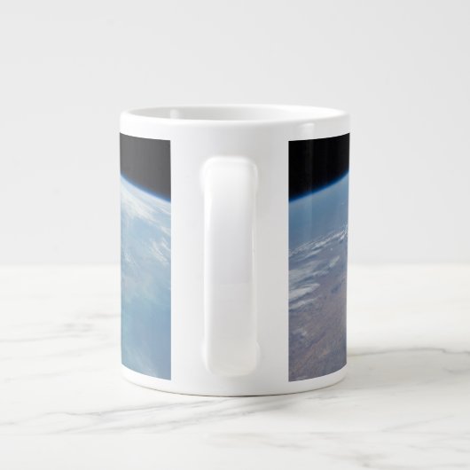 パノラマテキサス州とメキシコ湾 ジャンボコーヒーマグカップ (裏面)