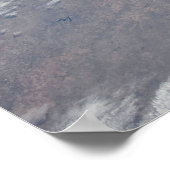 パノラマテキサス州とメキシコ湾 ポスター (角)