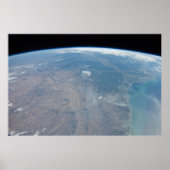 パノラマテキサス州とメキシコ湾 ポスター (正面)