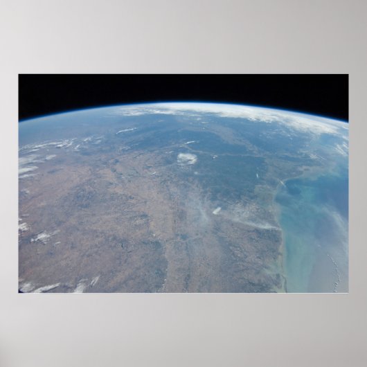 パノラマテキサス州とメキシコ湾 ポスター (正面)